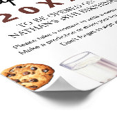 Melk en Cookies 1e Verjaardag Tijd Capsule Poster (Hoek)