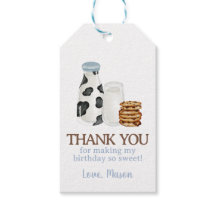 Melk en Cookies Eerste Verjaardagsfeestje Gast Fav