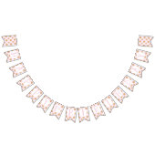 Melk en Cookies Roze Verjaardag Vlaggetjes (Alle)