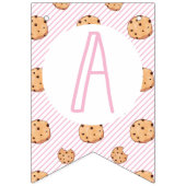 Melk en Cookies Roze Verjaardag Vlaggetjes (Derde vlag)