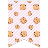 Melk en Cookies Roze Verjaardag Vlaggetjes (Eerste vlag)