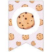 Melk en Cookies Roze Verjaardag Vlaggetjes (Tweede vlag)