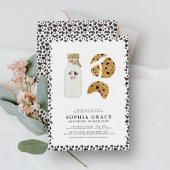 Melk en Cookies Schattige Baby shower Kaart