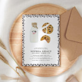 Melk en Cookies Schattige Baby shower Kaart