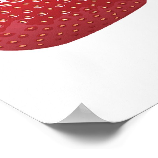 Melk en honing met bessen rustiek eten poster (Hoek)