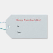 Melk en koekje Valentijnsdag Hanging Gift Label Cadeaulabel (Achterkant Horizontaal)