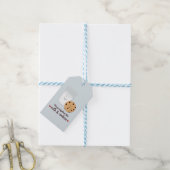 Melk en koekje Valentijnsdag Hanging Gift Label Cadeaulabel (Met Touw)