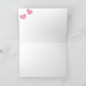 Melk en koekje Wenskaart (horizontaal) Kaart (Binnen)