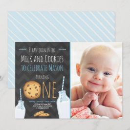 Melk en koekjes Aanwezige Jongen Kaart