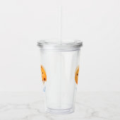 Melk en koekjes acryl drinkbeker (Rechts)