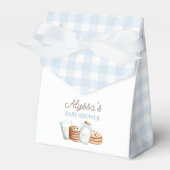 Melk en koekjes Baby shower Bedankdoosjes (Voorkant Zijde)