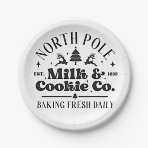 Melk en koekjes bakken op de Noordpool Elke dag ve Papieren Bordje