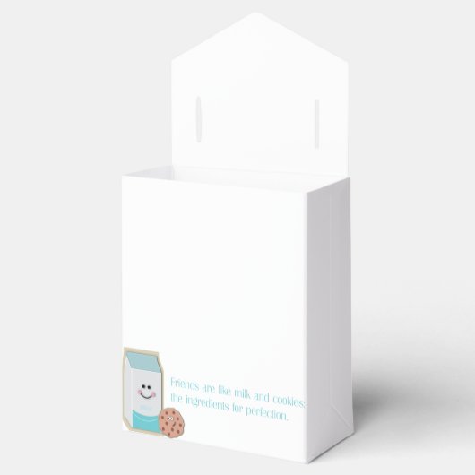 Melk en koekjes bedankdoosjes (Geopend)