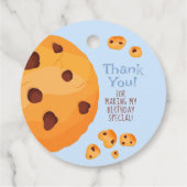 Melk en koekjes bedankjes labels (Achterkant)