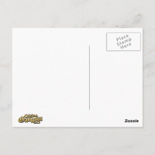 Melk en koekjes BFF Briefkaart (Achterkant)