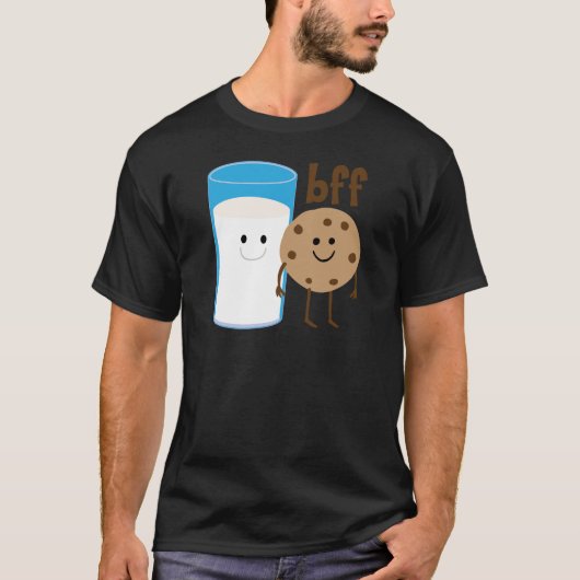 Melk en koekjes BFF T-shirt (Voorkant)