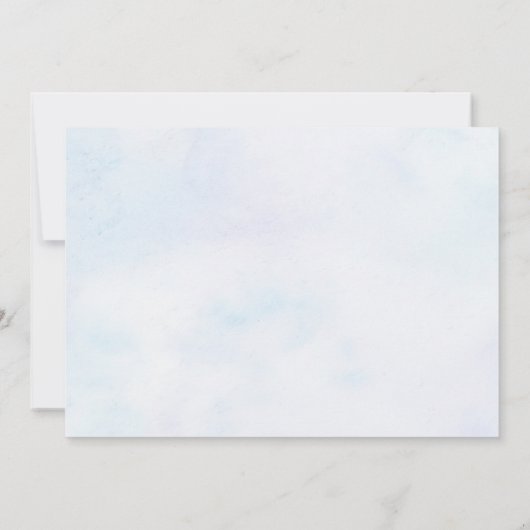 Melk en koekjes Blauw 1e verjaardagsfeestje Foto Kaart (Achterkant)