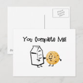 Melk en Koekjes Briefkaart (Voorkant / Achterkant)