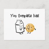 Melk en Koekjes Briefkaart (Voorkant)