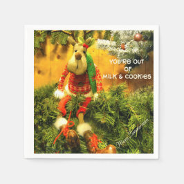 "Melk en koekjes" cocktailluiers Servetten