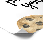 Melk en koekjes - draag uw gok poster (Hoek)