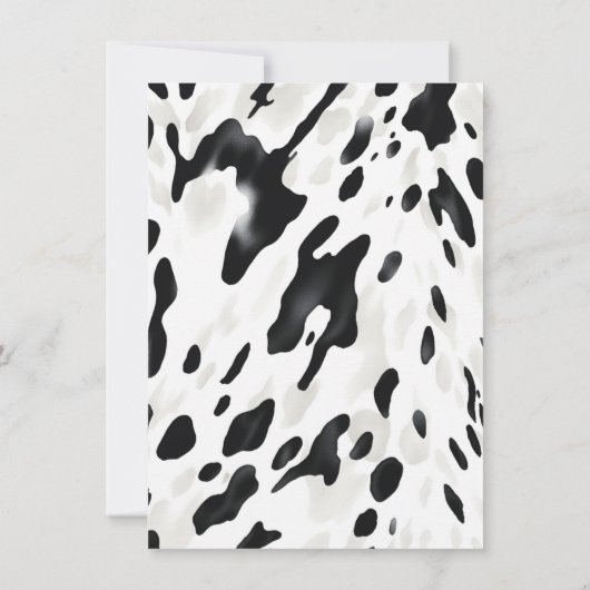 Melk en koekjes Draaien van vier verjaardagsfeestj Kaart (Achterkant)