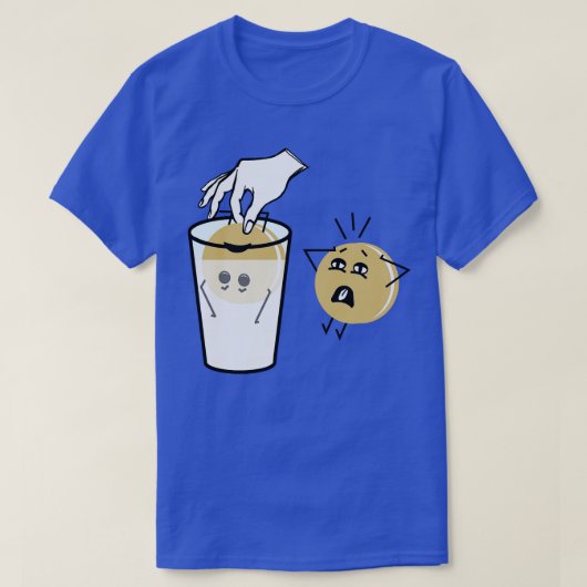 Melk en koekjes Dunk T-shirt (Design voorkant)
