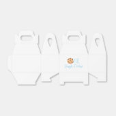 Melk en koekjes Een stoere cookie 1e verjaardag Bedankdoosjes (Uitgevouwen)