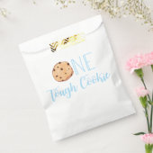 Melk en koekjes Een stoere cookie 1e verjaardag Bedankzakje (Gezegeld)