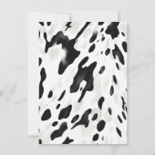 Melk en koekjes Een verjaardagsfeestje draaien Kaart (Achterkant)