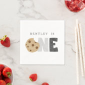 Melk en koekjes eerste verjaardag Napkins Servet (Insitu)