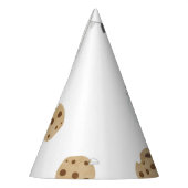 Melk en koekjes eerste verjaardagsfeestje petten feesthoedjes (Links)