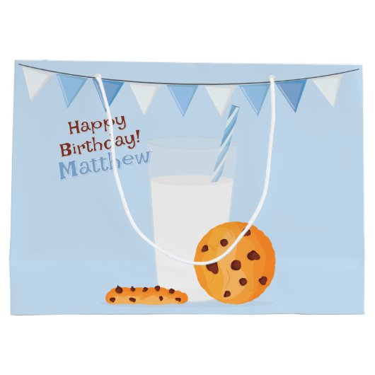 Melk en koekjes groot cadeauzakje (Achterkant)