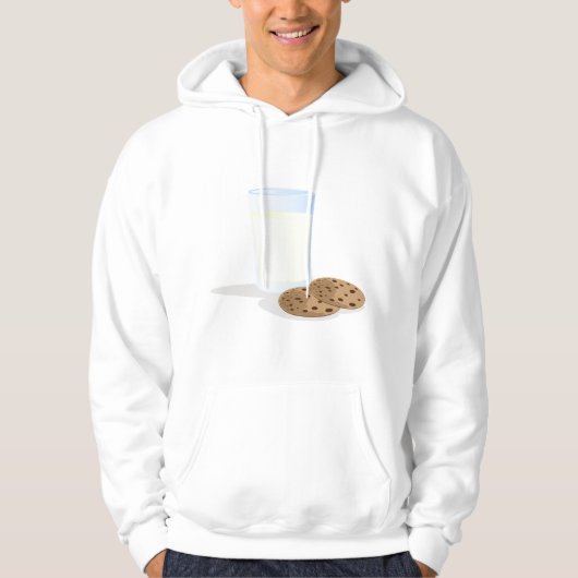 Melk en koekjes hoodie (Voorkant)