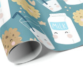Melk en Koekjes Inpakpapier (Rol Hoek)