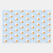 Melk en koekjes inpakpapier vel (Voorkant 3)