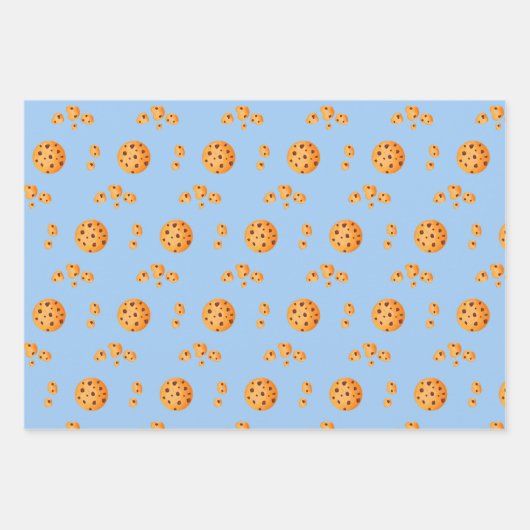 Melk en koekjes inpakpapier vel (Voorkant 2)