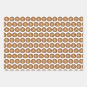 Melk en koekjes Jug Bottle Chocolate Chip Cookie Inpakpapier Vel (Voorkant 3)