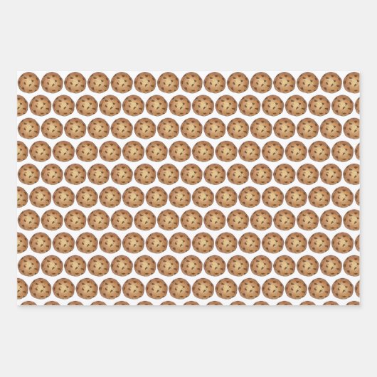 Melk en koekjes Jug Bottle Chocolate Chip Cookie Inpakpapier Vel (Voorkant 3)