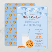 Melk en koekjes kaart (Voorkant / Achterkant)