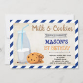 Melk en koekjes kaart (Voorkant)