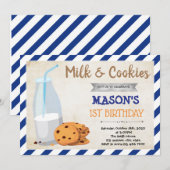 Melk en koekjes kaart (Voorkant / Achterkant)