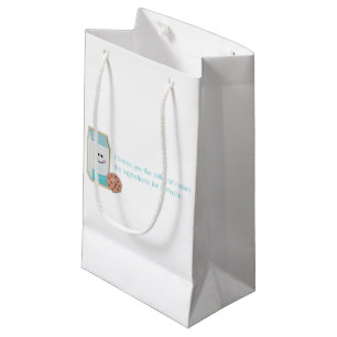 Melk en koekjes klein cadeauzakje