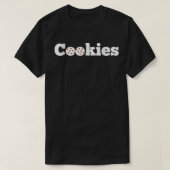 Melk en koekjes Koekjes Ironic Halloween Costume T T-shirt (Design voorkant)