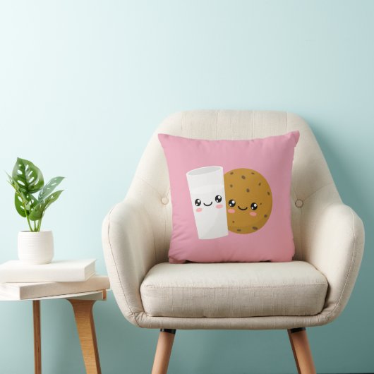 Melk en koekjes kussen (Stoel)