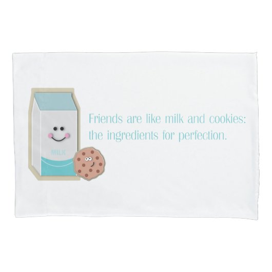 Melk en koekjes kussensloop (Voorkant)