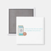 Melk en koekjes magneet (Voorkant / Achterkant)
