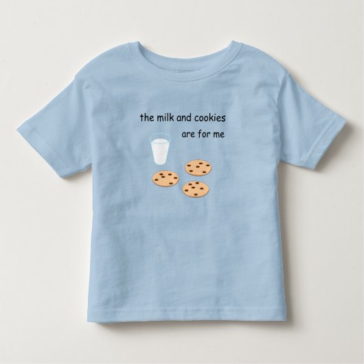 Melk en koekjes Magnet Kinder Shirts (Voorkant)