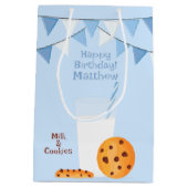 Melk en koekjes medium cadeauzakje (Achterkant)