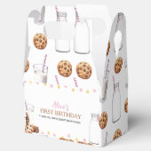 Melk en koekjes Meisje Verjaardagsfeestje Favor Bo Bedankdoosjes (Geopend)